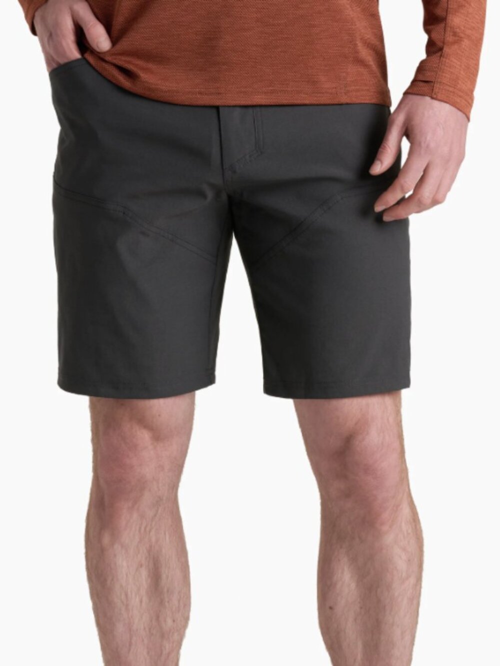 Kuhl Renegade Rock Shorts Men's 31 Charcoal Grey Outdoor Hiking Utility Stretch